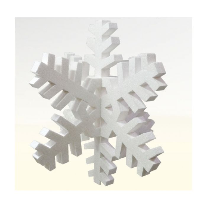 Schneeflocke 3D vergrößert Diverse Dekoelemente