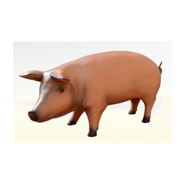 Modernes Schwein lebensgroß lebensgroß Deko- & Werbefigur