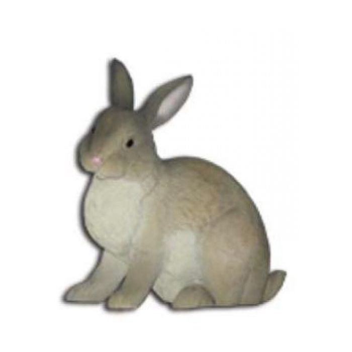 Hase schauend nach rechts lebensgroß Dekorationsfigur