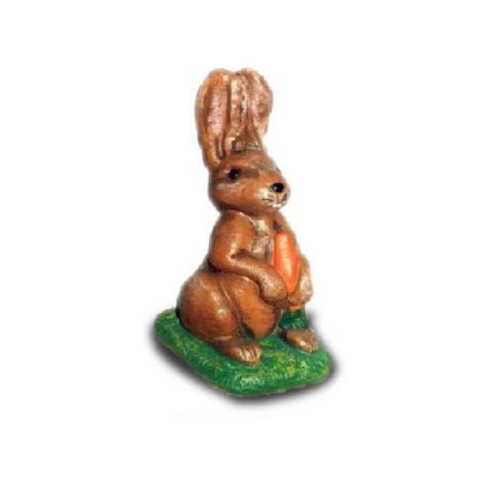 Osterhase mit Mohrrübe lebensgroß Dekorationsfigur