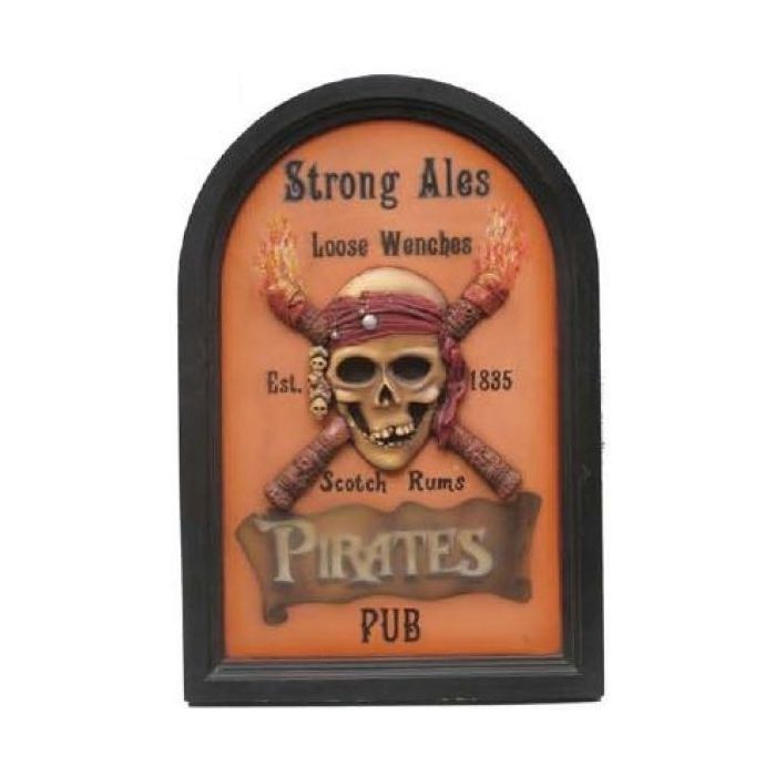 Piratenschild Pirate-Pub verkleinert Schild