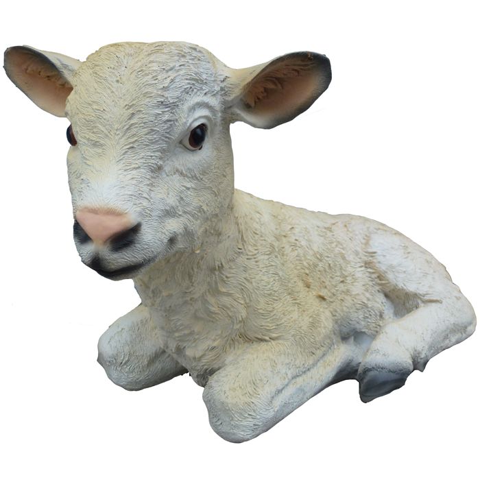Schaf Lamm lebensgroß Dekorationsfigur