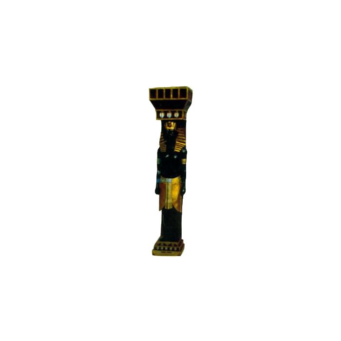 ägyptische Säule mit Ägypter als Wächter lebensgroß Säule