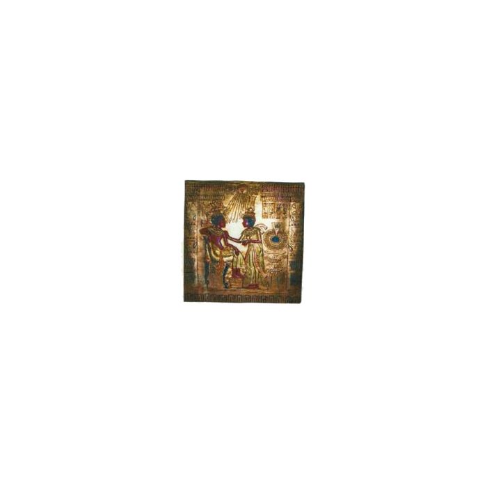 goldenes ägyptisches Wandgemälde Hieroglyphen lebensgroß Diverse Dekoelemente