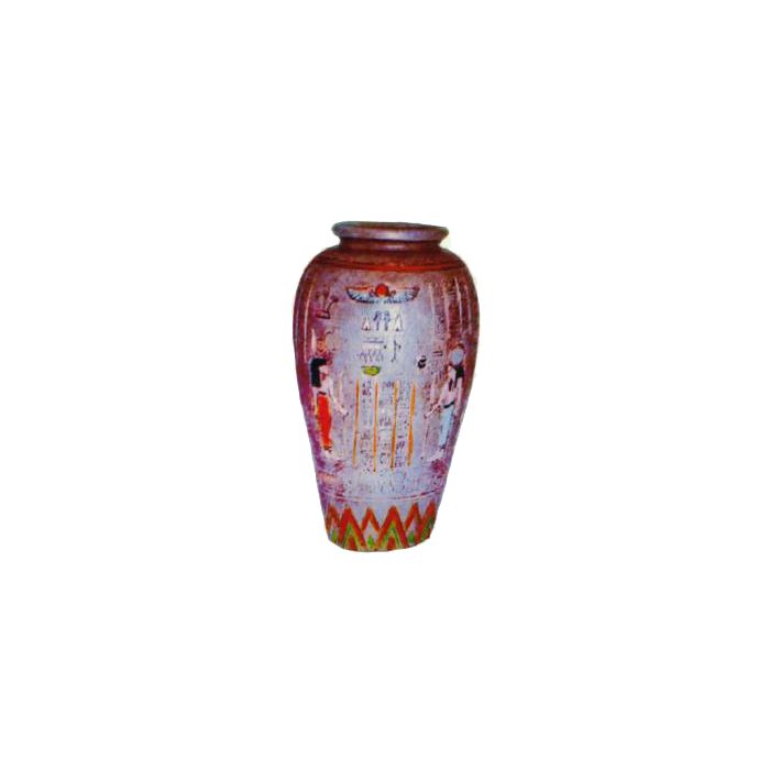 ägyptische Vase rosa lebensgroß Dekorationsfigur, Aufbewahrung