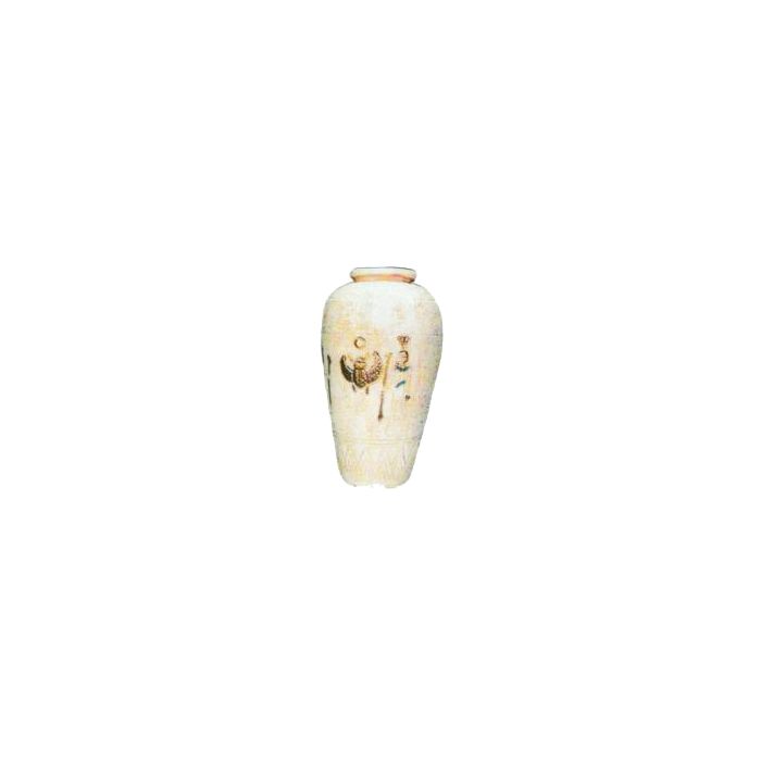 ägyptische Vase beige lebensgroß Dekorationsfigur, Aufbewahrung
