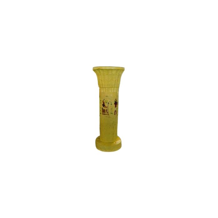 kleine ägyptische Säule mit Hieroglyphen verkleinert Säule