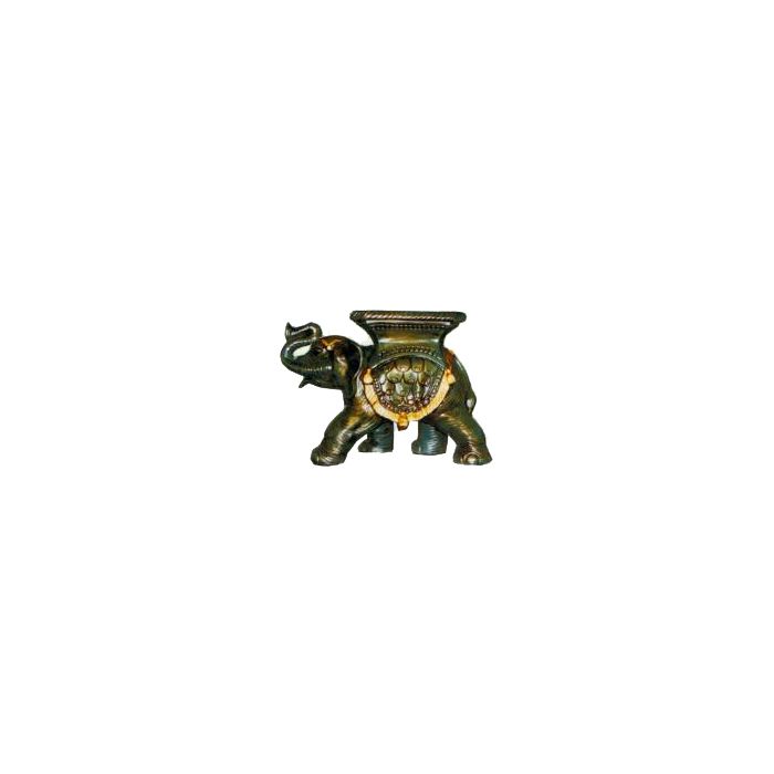 laufender Elefant klein mit Ablage verkleinert Dekorationsfigur