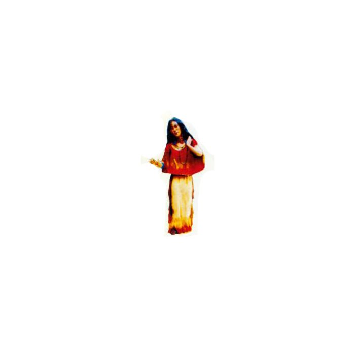 kleine Indianerin singt verkleinert Dekorationsfigur