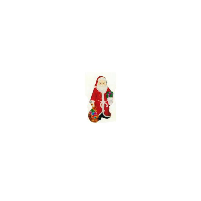 kleiner Weihnachtsmann mit Geschenksack verkleinert Dekorationsfigur
