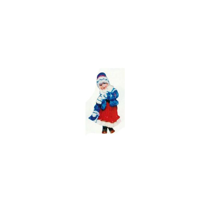 Winterkind Mädchen klein verkleinert Dekorationsfigur