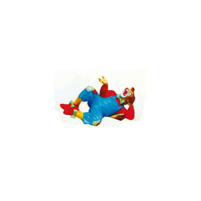 kleiner liegender Clown relaxed verkleinert Dekorationsfigur