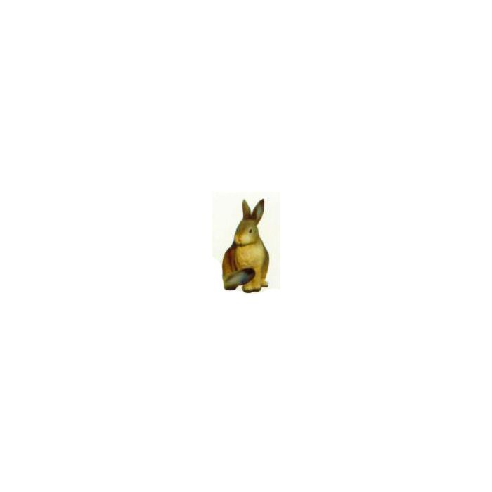 sitzender hellbrauner Hase lebensgroß Dekorationsfigur
