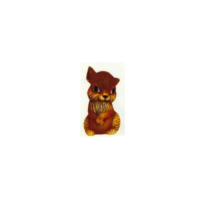 großer dunkelbrauner Hamster lebensgroß Dekorationsfigur