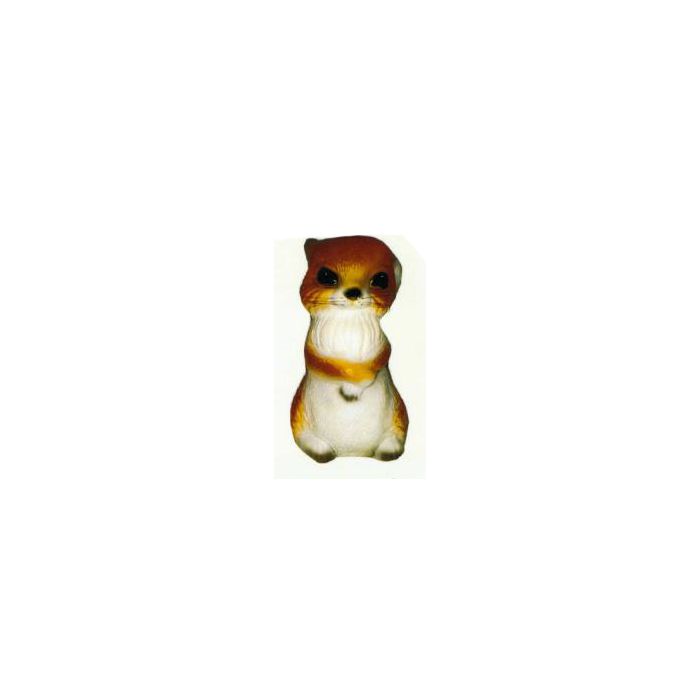 großer hellbrauner Hamster lebensgroß Dekorationsfigur