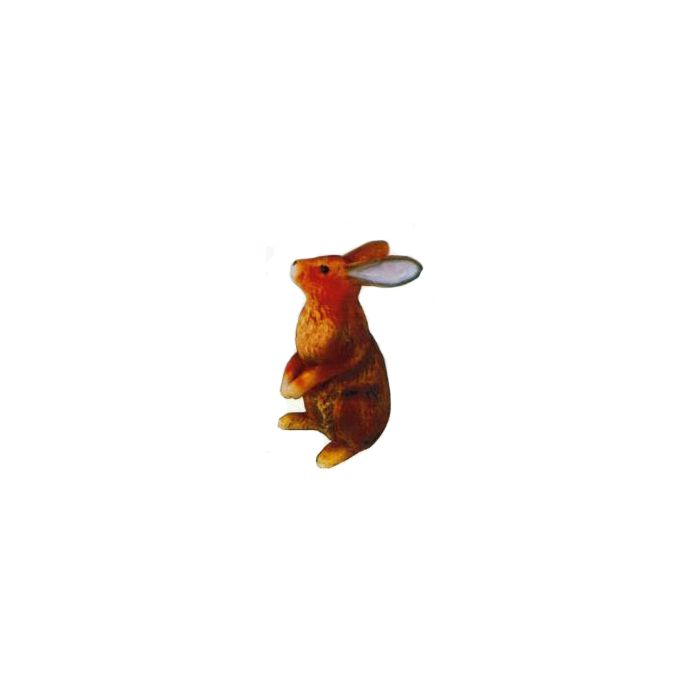 brauner stehender Hase Ostern lebensgroß Dekorationsfigur