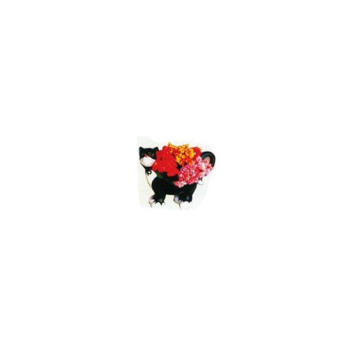 kleine süße Katze als Blumentopf lebensgroß Bepflanzungsmöglichkeit