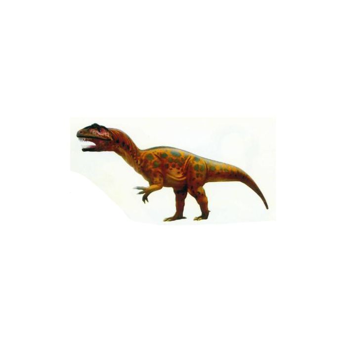 riesiger fleischfressender Dinosaurier mit offenem Maul lebensgroß Deko- & Werbefigur