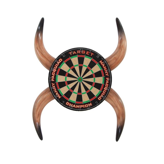 Stierhorn Dart lebensgroß Dekorationsfigur