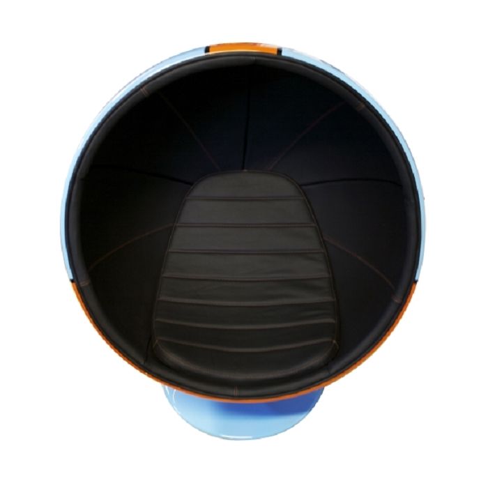 Kugelsessel Blau Orange 20 keine Angabe Sitzmöglichkeit