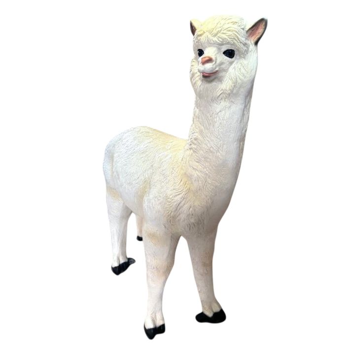 Alpaca lebensgroß Deko- & Werbefigur