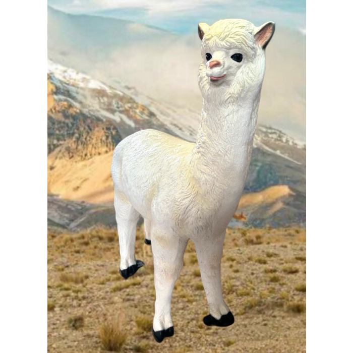 lebensgroßes Alpaca lebensgroß Deko- & Werbefigur