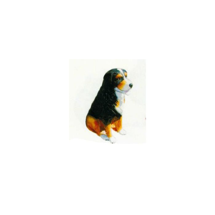 Berner Sennenhund sitzend lebensgroß Dekorationsfigur