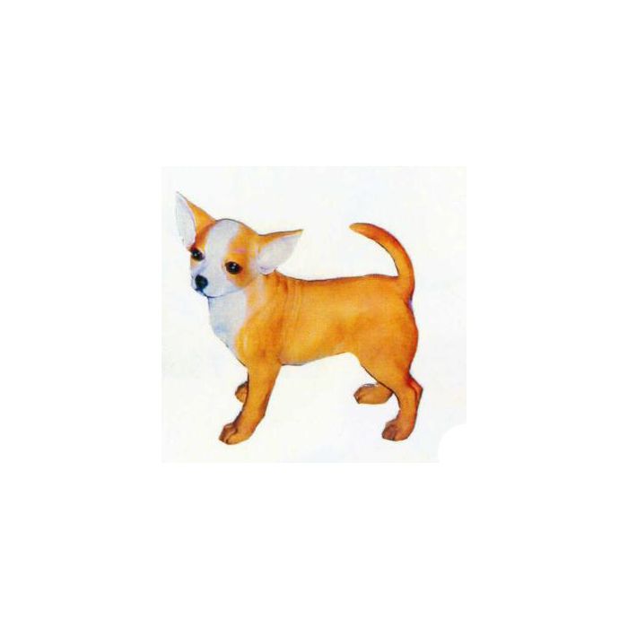 Chihuahua stehend lebensgroß Dekorationsfigur