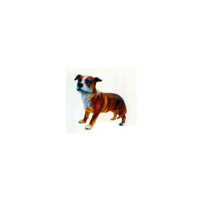 Bulldog stehend lebensgroß Dekorationsfigur