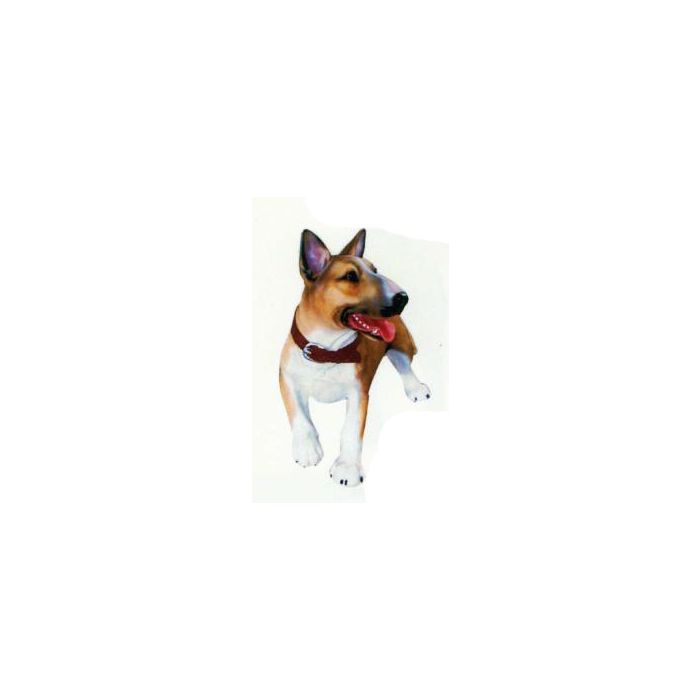 American Bullterrier Kampfhund laufend lebensgroß Dekorationsfigur