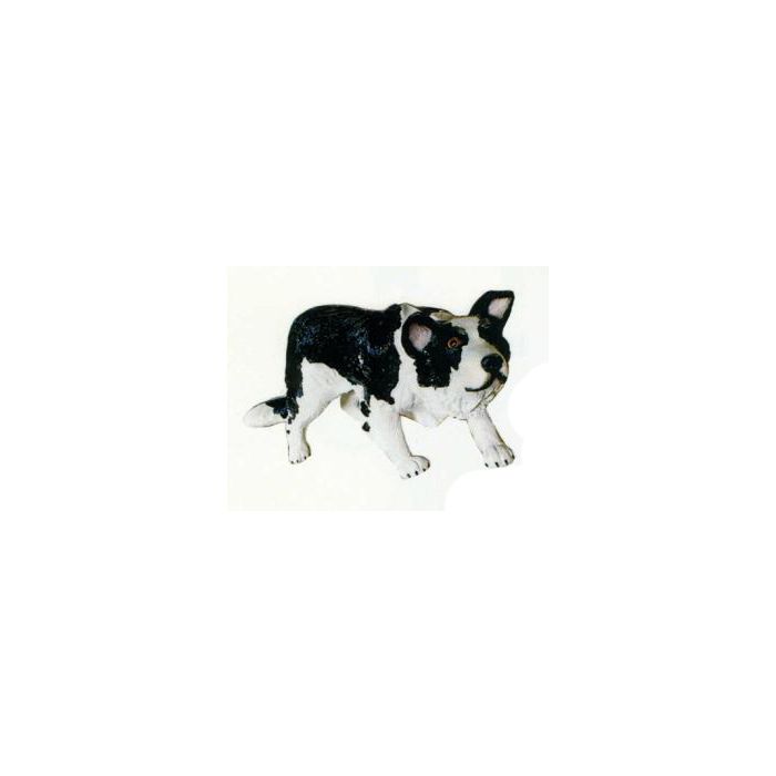 Border Collie Angriffsstellung lebensgroß Dekorationsfigur