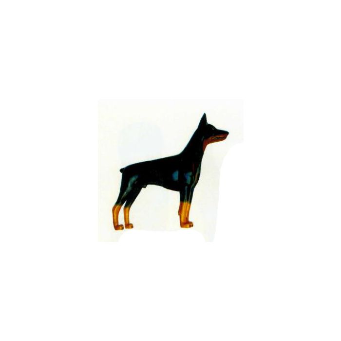 Deutscher Pinscher lebensgroß Dekorationsfigur
