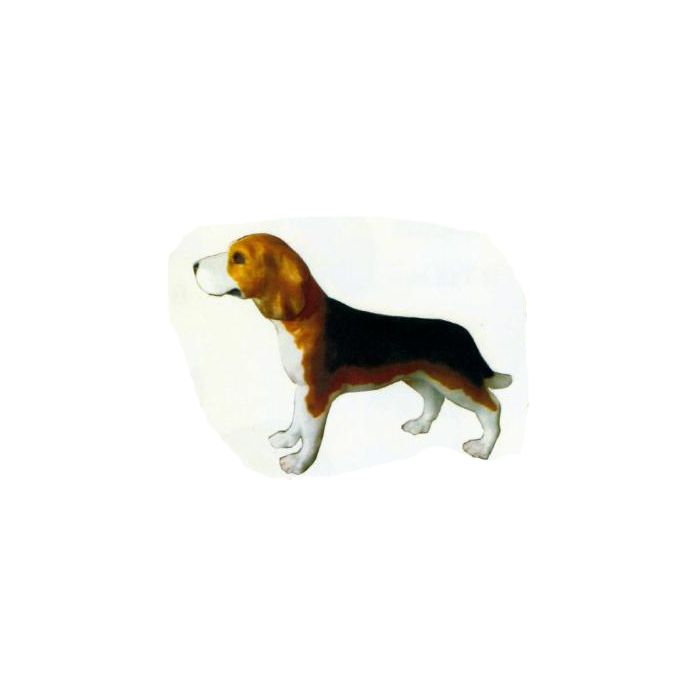 Beagle stehend lebensgroß Dekorationsfigur