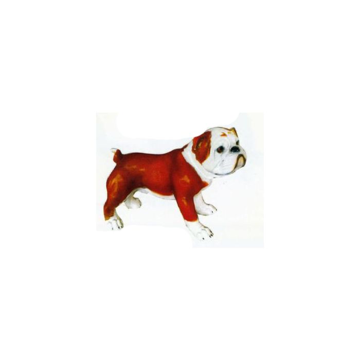 Englische Bulldogge lebensgroß Dekorationsfigur