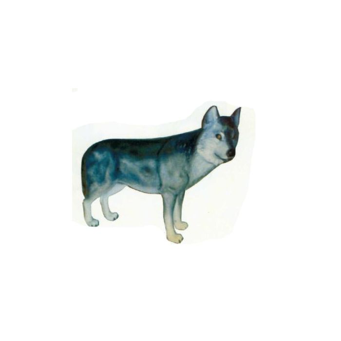 Husky stehend lebensgroß Dekorationsfigur