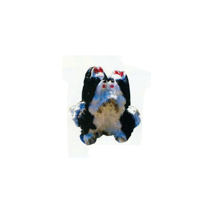 Shih Tzu Pärchen machen Männchen lebensgroß Dekorationsfigur