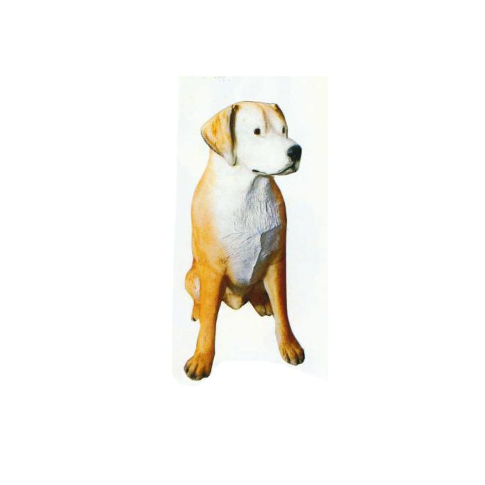 Labrador sitzend lebensgroß Dekorationsfigur