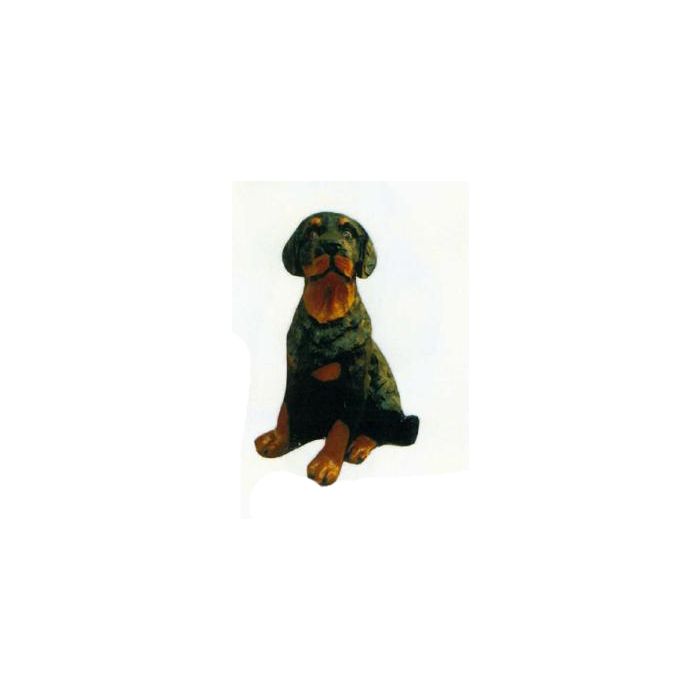 Gordon Setter sitzend lebensgroß Dekorationsfigur