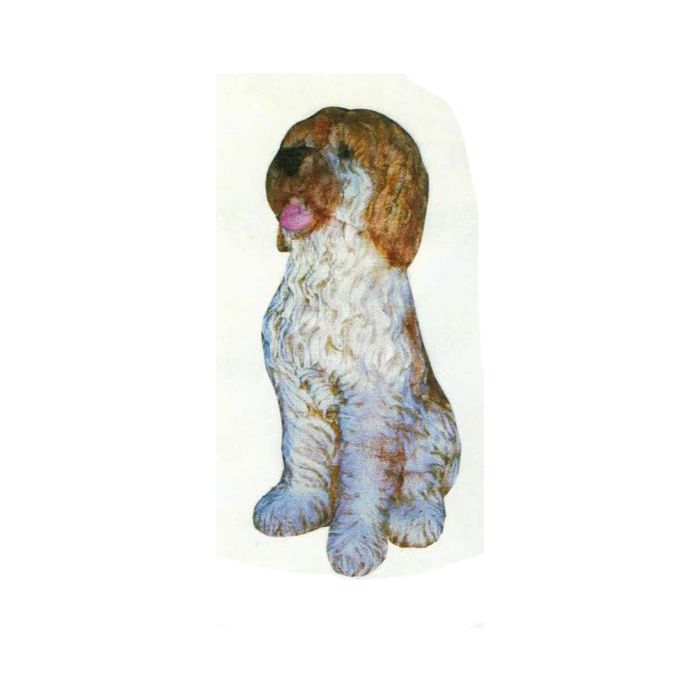 Lhasa Apso sitzend lebensgroß Dekorationsfigur