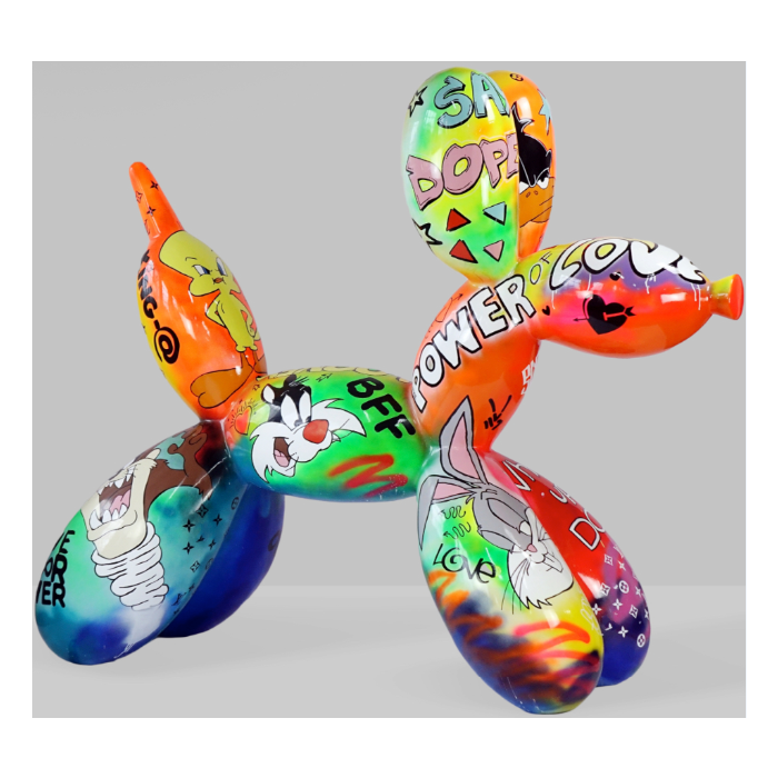 Ballonhund groß Pop Art übergroß XXL Deko- & Werbefigur