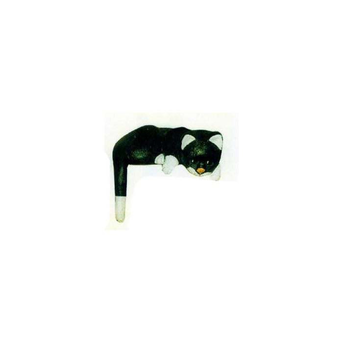 Katze liegend an Kante lebensgroß Dekorationsfigur