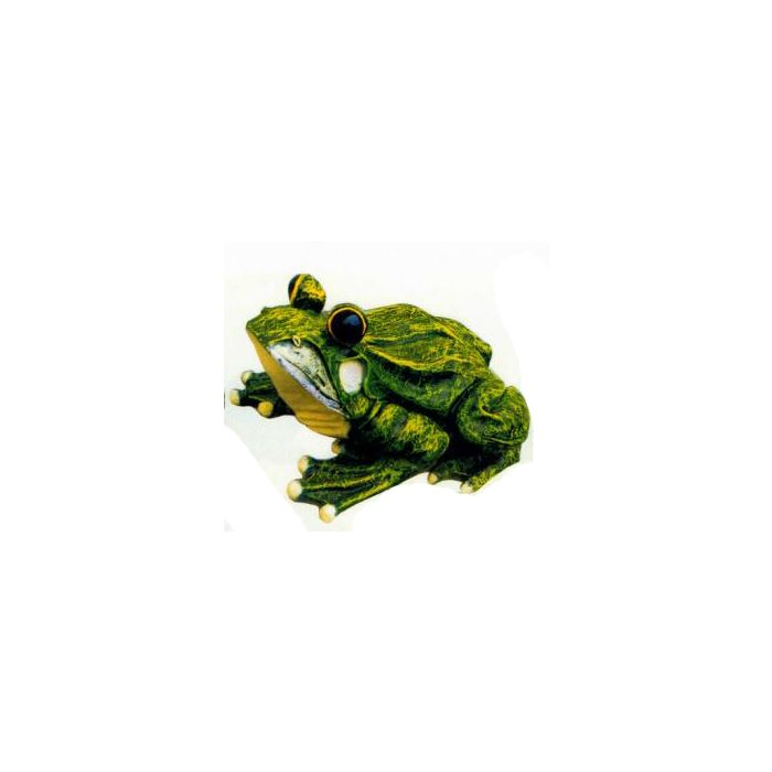 Frosch mit großen Glubschaugen verkleinert Dekorationsfigur