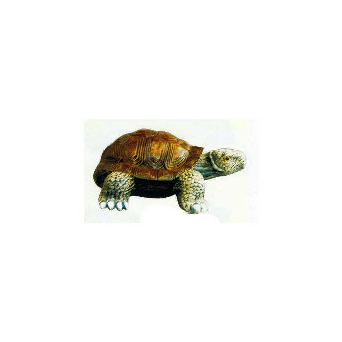 Galapagos Schildkröte klein lebensgroß Dekorationsfigur