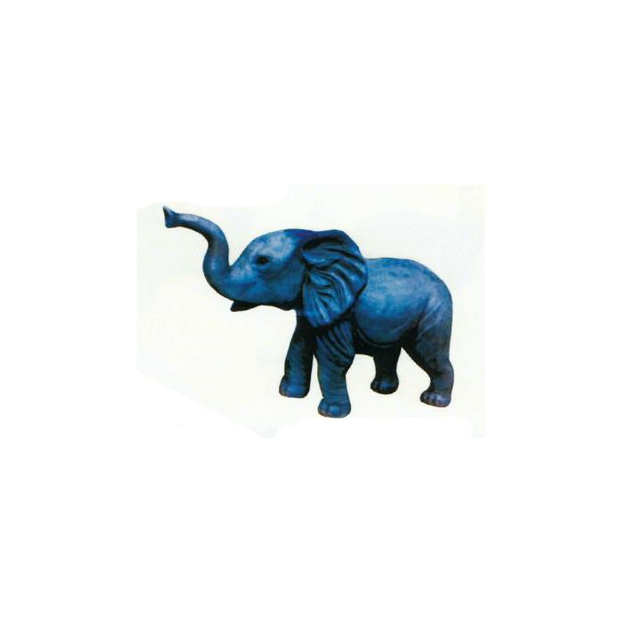 kleiner Elefant ohne Stoßzähne lebensgroß Deko- & Werbefigur