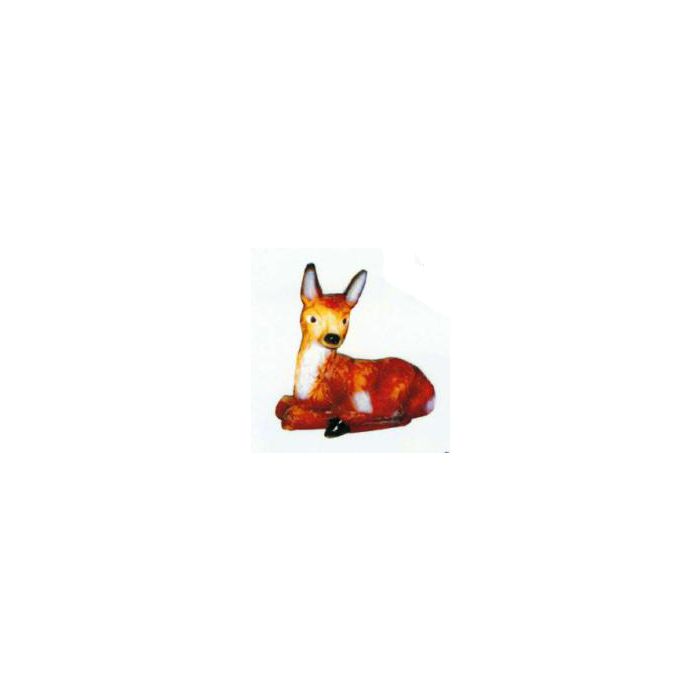 kleines liegendes Bambi Reh Variante 1 verkleinert Dekorationsfigur