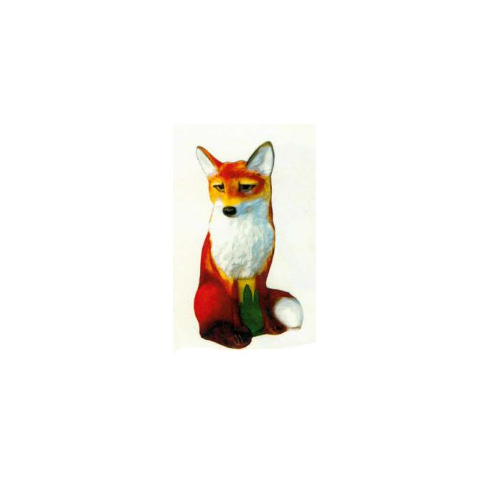 sitzender Fuchs lebensgroß Dekorationsfigur