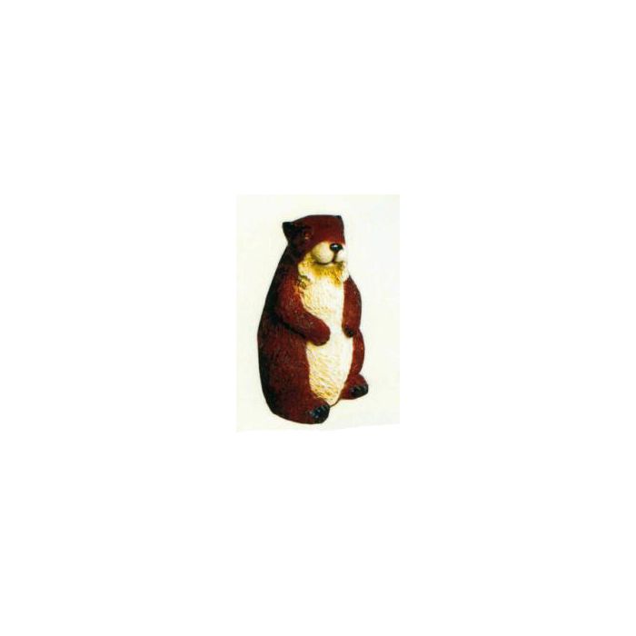 Murmeltier stehend lebensgroß Dekorationsfigur
