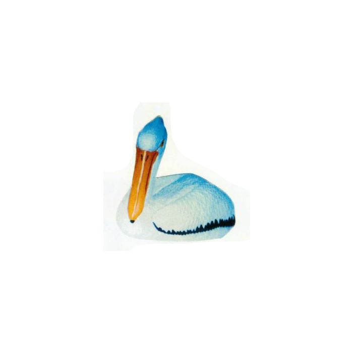 Pelikan schwimmend lebensgroß Dekorationsfigur
