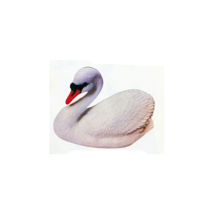 Schwan schwimmend lebensgroß Dekorationsfigur