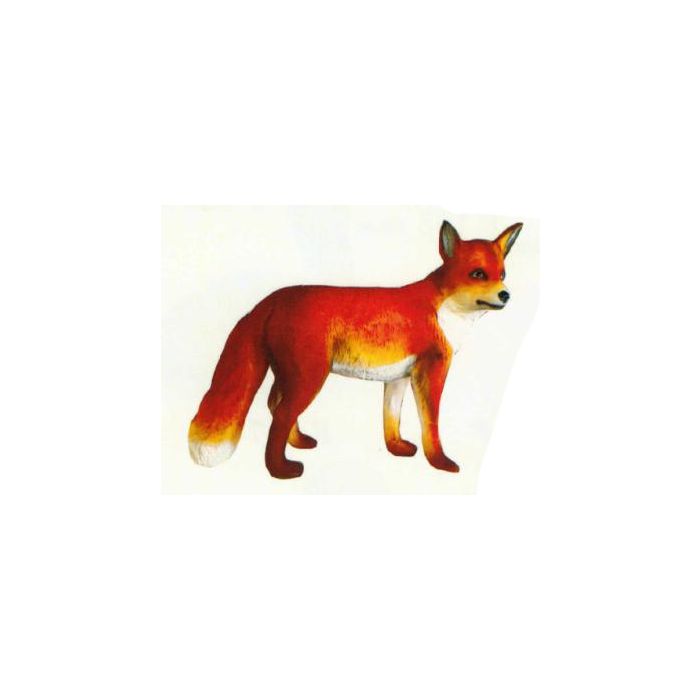 Fuchs laufend lebensgroß Dekorationsfigur